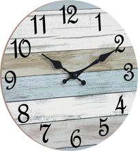 Load image into Gallery viewer, Elegant 16" Battery-Operated Wall Clock - Rustic Decor for Living Room &amp; Office
