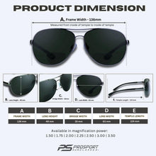 Load image into Gallery viewer, Near-Invisible Bifocal Polarized Sunglasses - Lightweight with UV400 Protection