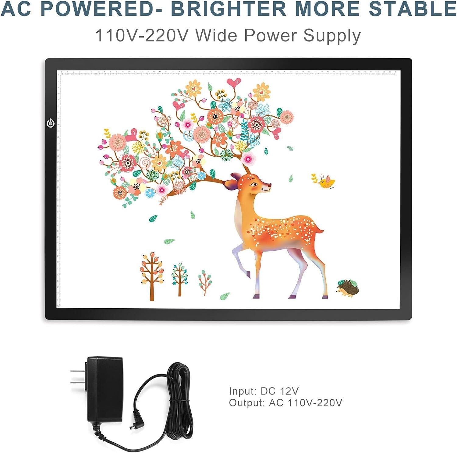 Dimmable Touch-Control A2 LED Light Pad - Perfect for Calligraphy & Animation