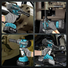Load image into Gallery viewer, Heavy-Duty 1000 Nm Cordless Impact Wrench with Fast Charger &amp; Storage Case