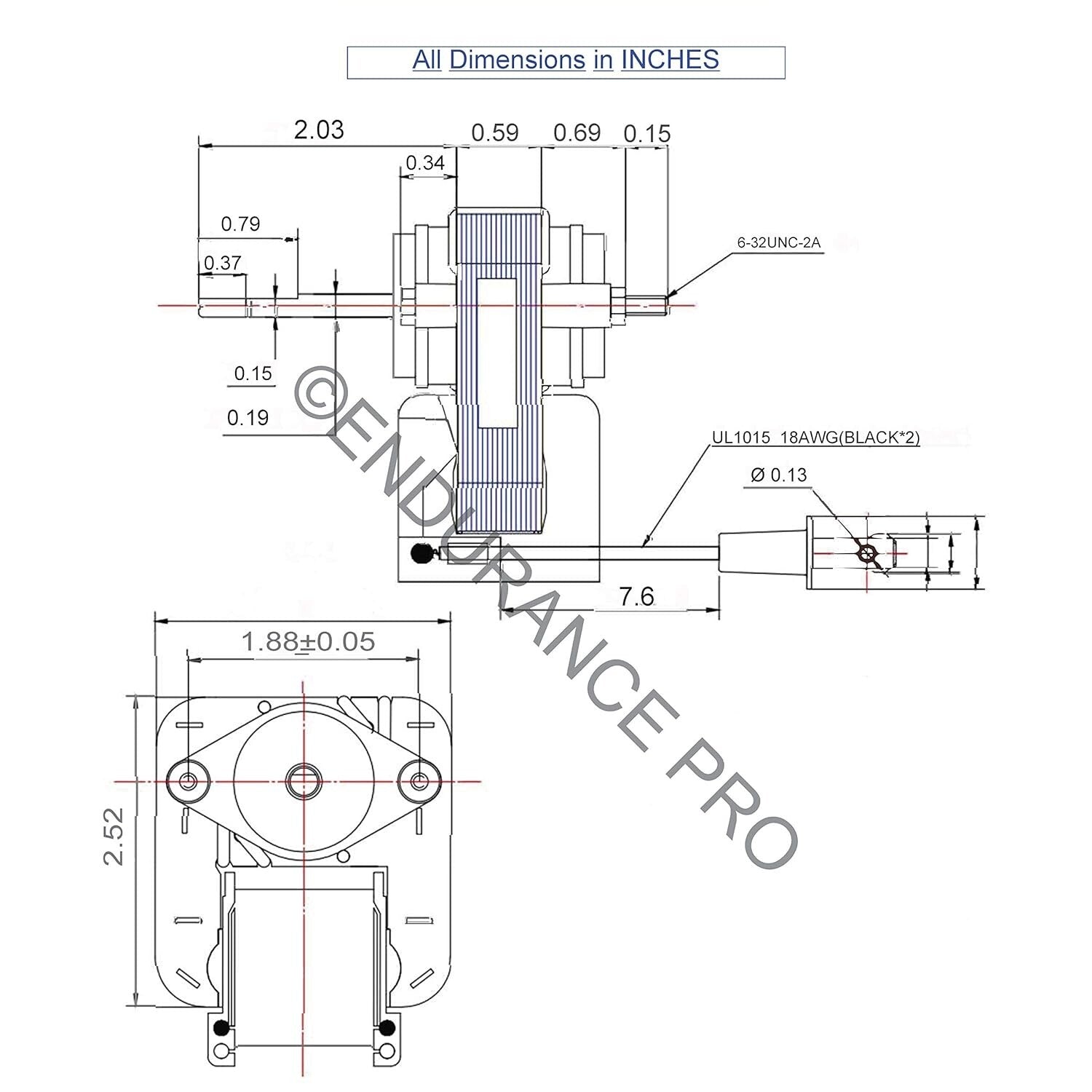 50 CFM Exhaust Fan Motor Replacement Kit for Improved Bathroom Ventilation