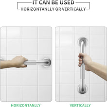 Load image into Gallery viewer, 24-Inch Polished Stainless Steel Grab Bars - 500 lb Capacity for Safety