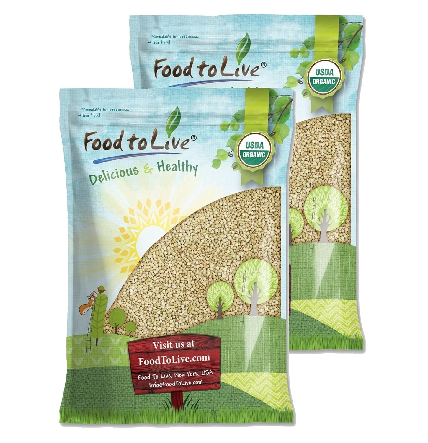 Versatile Organic Buckwheat Groats - 25 Pounds of Healthy Whole Grain Cereal