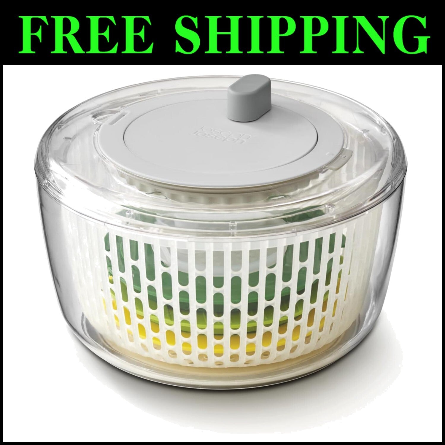 Durable 4-Piece Salad Preparation Kit: Spinner, Cutter, Grater for Fresh Meals