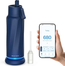 Load image into Gallery viewer, Bluetooth-Enhanced 18oz Smart Water Bottle with Real-Time Intake Tracking