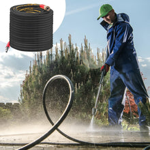 Load image into Gallery viewer, High-Pressure 50FT Rubber Hose for Power Washers - 3/8 Quick Connect, 4000 PSI