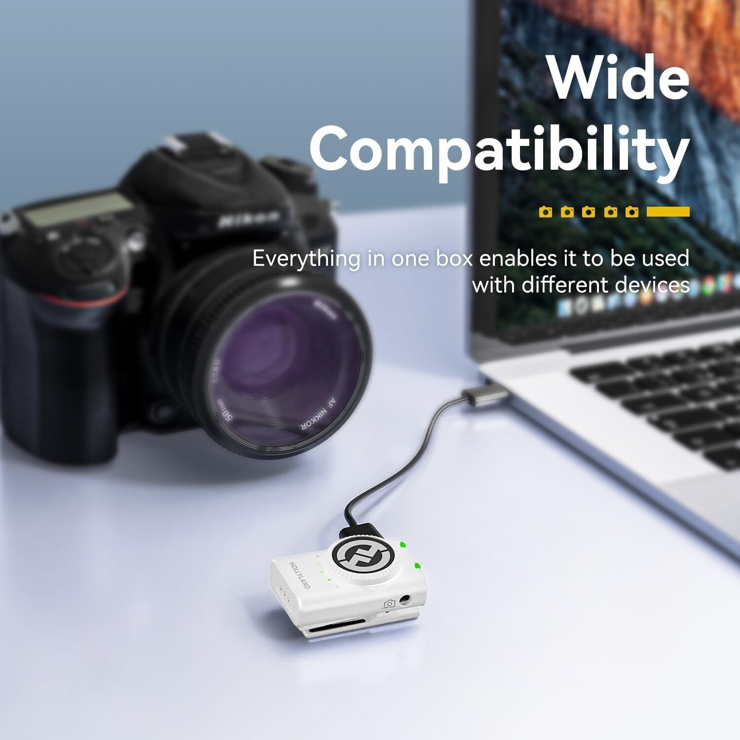 Lark M2 Wireless Lavalier Microphone - Instant Pairing, Omnidirectional Audio