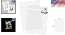 Load image into Gallery viewer, Protective Crystal Clear 16x20 Photo Sleeves with Adhesive Closure - 100 Count