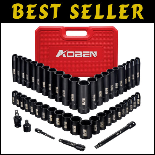 Comprehensive 49-Piece Socket Set: 3/8-Inch Drive with Extensions & Adaptors