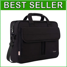 Load image into Gallery viewer, Unisex 17-Inch Professional Briefcase - Waterproof Laptop Carrier with Pockets