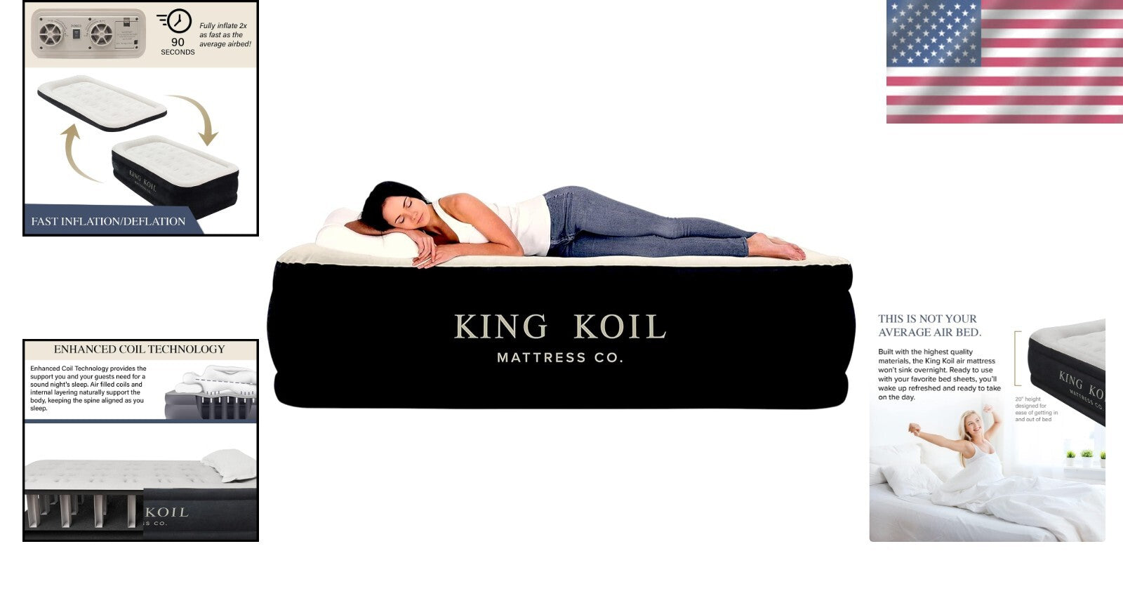 Twin Inflatable Air Mattress with Quick Inflate Pump for Ultimate Comfort