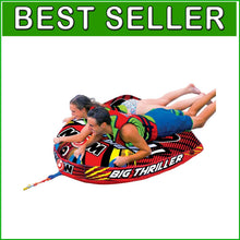 Load image into Gallery viewer, Wow Watersports Thriller Inflatable 2-Person Towable Tube - 1-Year Warranty