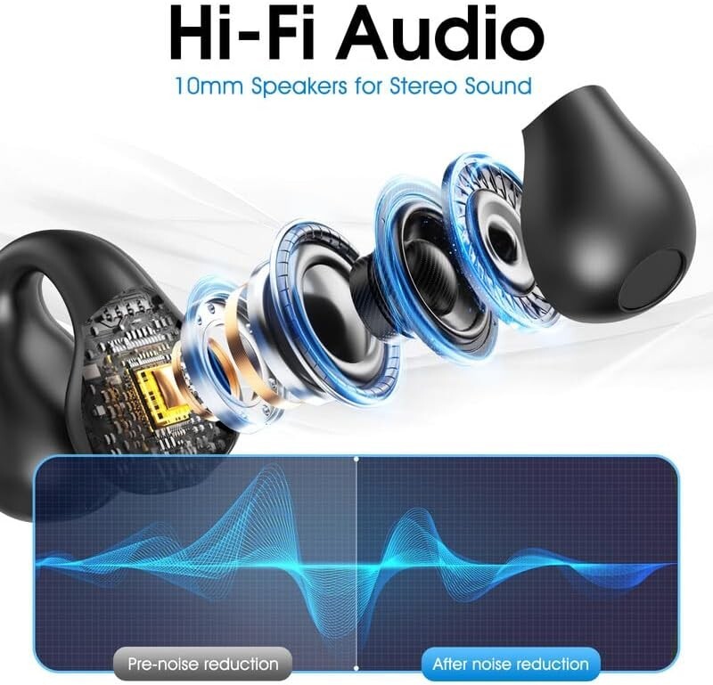 AI Translation Earbuds - 144 Languages, Real-Time, Black - Ideal for Travelers