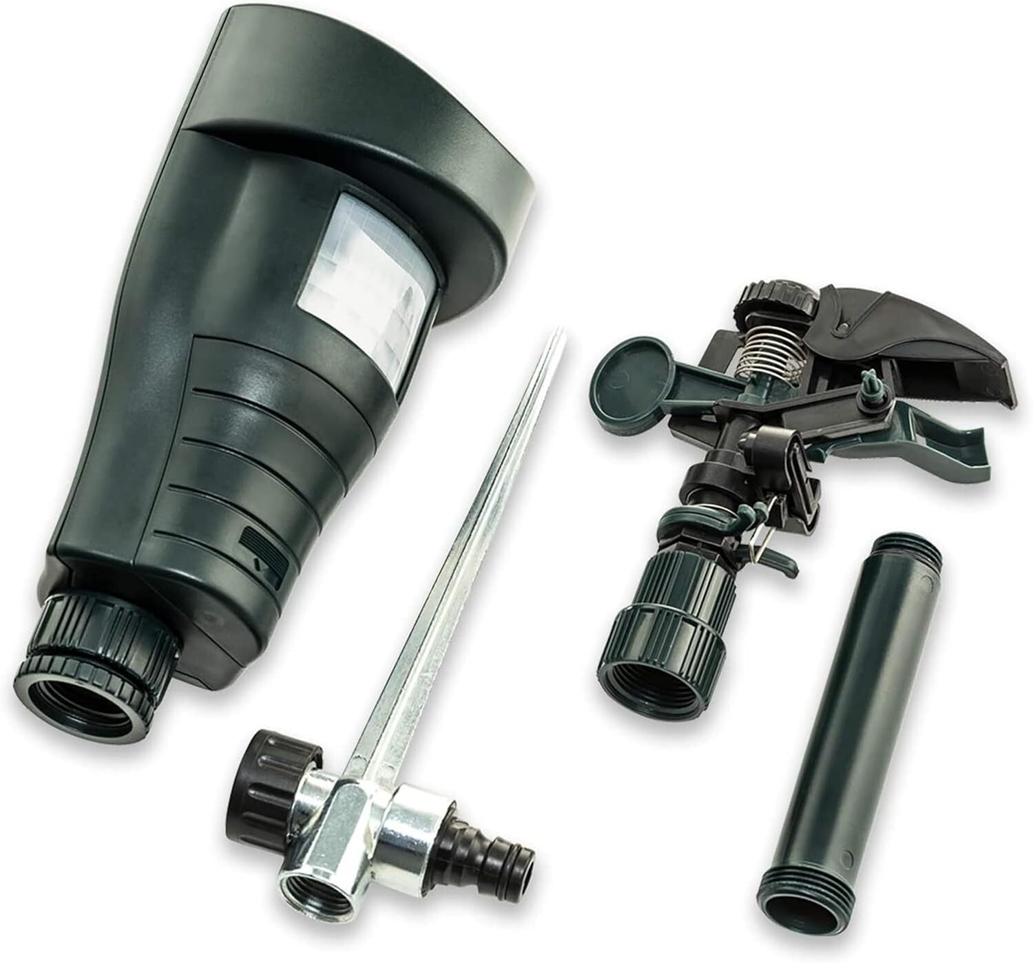 Humane Motion Activated Pet Deterrent Sprinkler Set - Protect Your Yard Safely