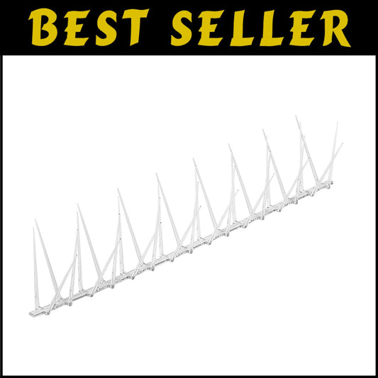 Clear 100ft EnviroSpike Bird Spikes - Durable Deterrent for Homes & Businesses