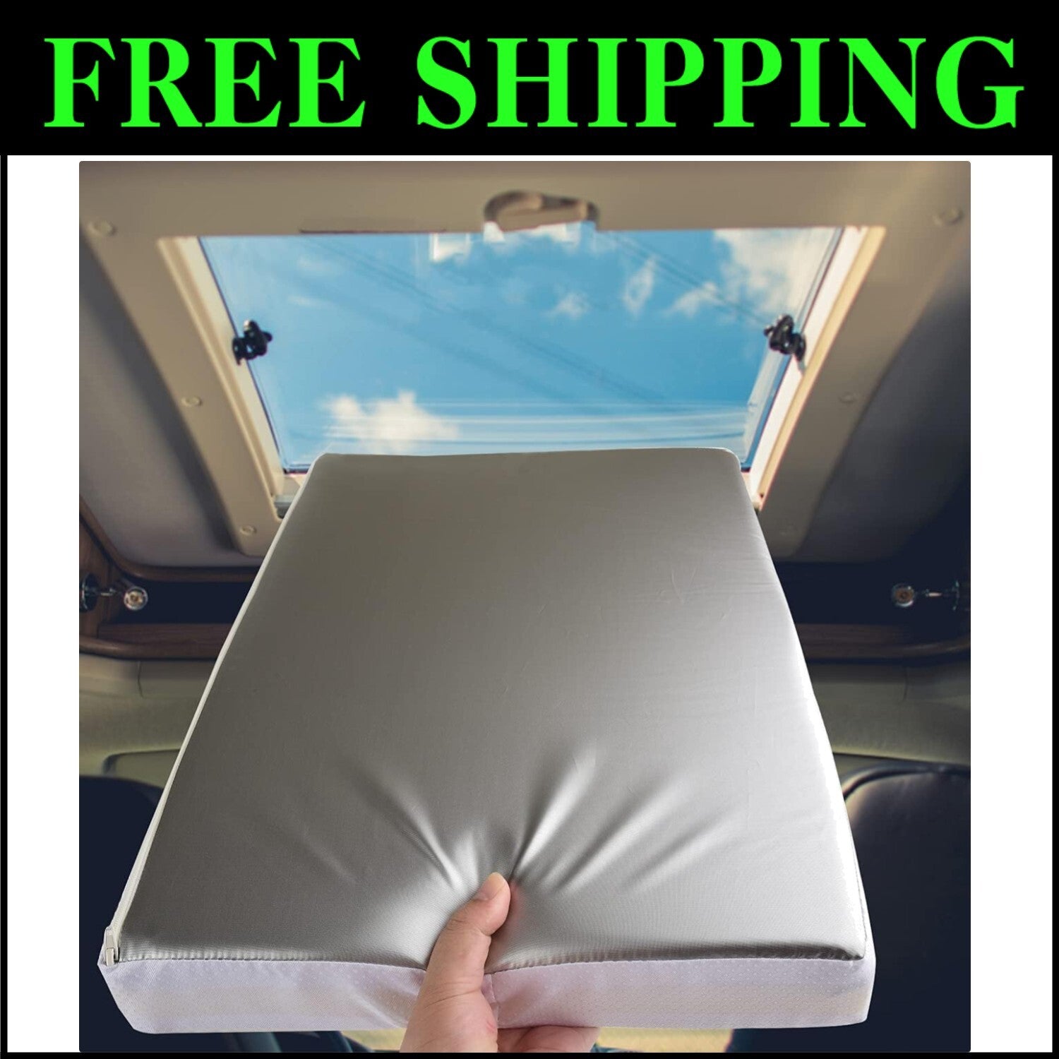 Durable Waterproof Non-Slip RV Skylight Cover - Perfect for Showers and Vents
