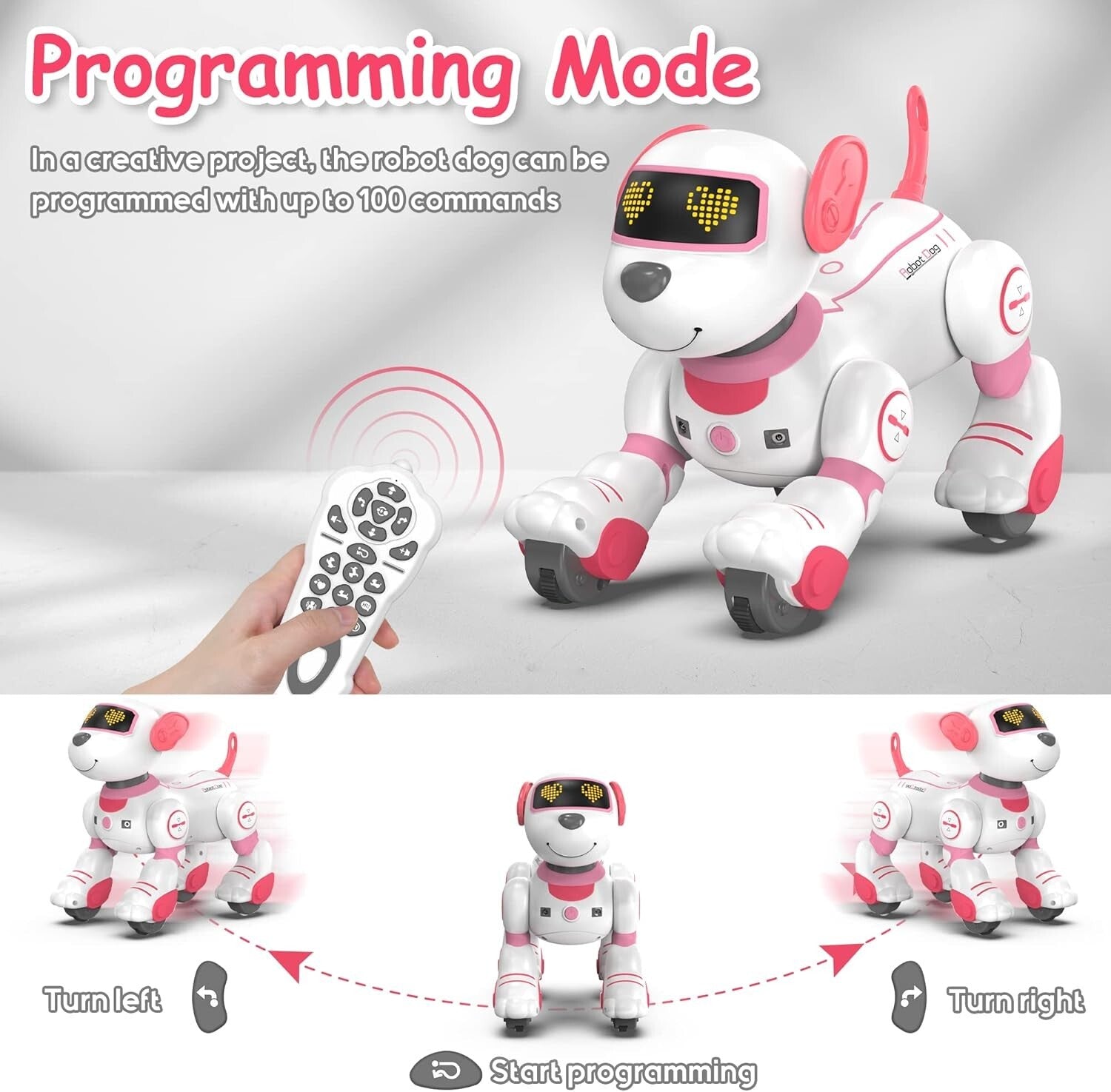 Smart Remote Control Robot Dog – Dancing, Singing & Programmed Fun for Kids