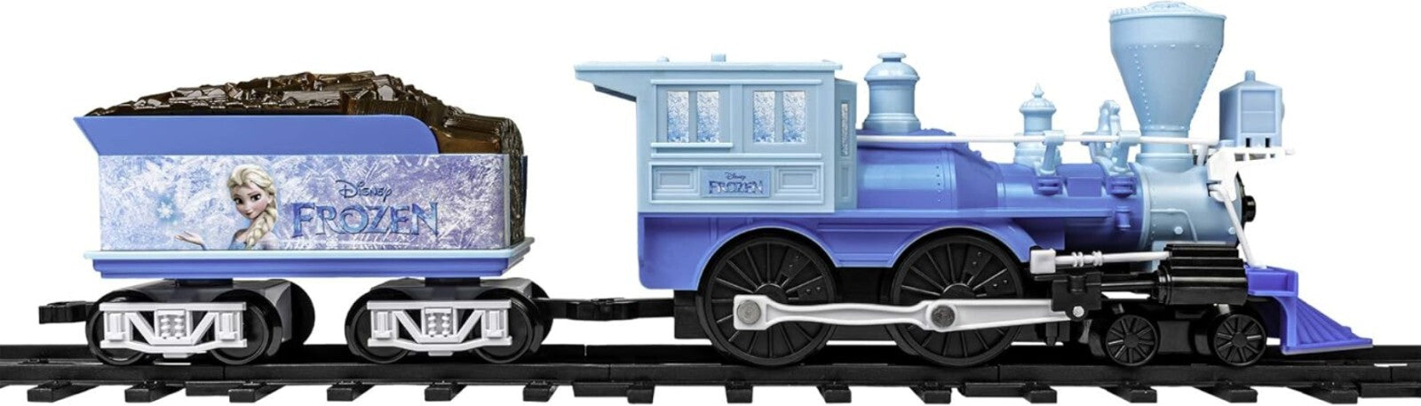 Disney Frozen Battery-Powered Model Train Set with Remote Control - 50x73 Track