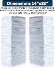 Load image into Gallery viewer, Versatile 600 Count Cotton Shop Towels, 14"x12" - Ideal for All Cleaning Needs