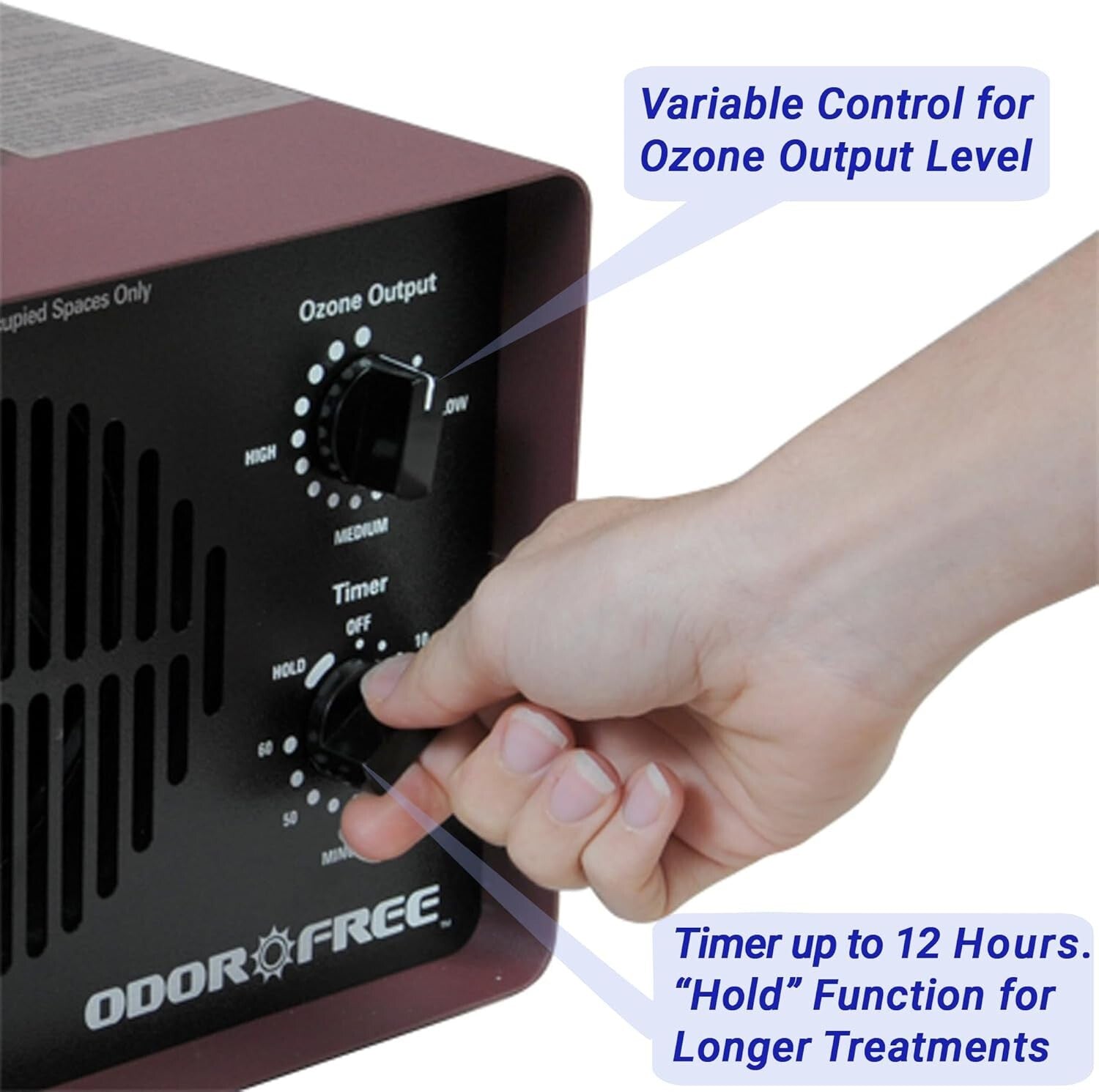 Touch Control Ozone Generator for Odor-Free Living in Apartments and Vehicles