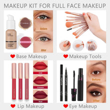 Load image into Gallery viewer, Elegant Makeup Gift Set for Women: All-in-One Case with Mirror and Tools