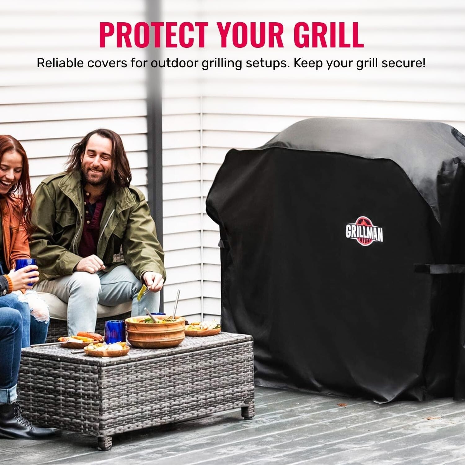 Durable and Waterproof BBQ Grill Cover - 72-Inch Protection Against Elements