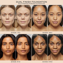 Load image into Gallery viewer, Dual Finish Matte Longwear Powder Foundation - Full Coverage for Deep Skin Tones