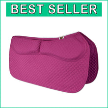 Load image into Gallery viewer, Thermoregulating Saddle Pad - Machine Washable, Contoured Fit with Memory Foam