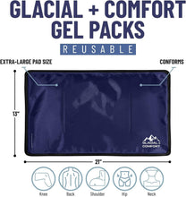 Load image into Gallery viewer, Flex Technology Gel Ice Pack - 21"x13" Reusable Cold Pad for Inflammation Relief