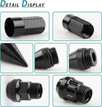 Load image into Gallery viewer, Durable 24PC M14X1.5 Lug Nuts Kit - Anti-Theft Alloy with Spline Keys Included