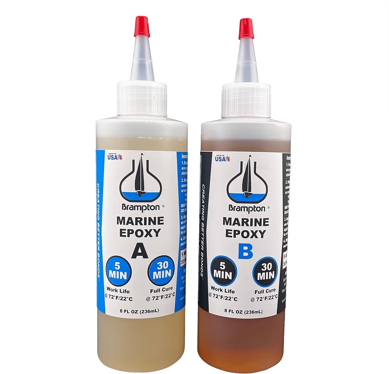 Fast-Drying Water-Resistant Marine Epoxy - Ideal for Boat and Home Repairs