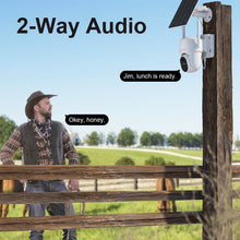 Load image into Gallery viewer, Wireless 2K HD Solar Security Camera with Remote Control &amp; Night Vision - 2 Pack