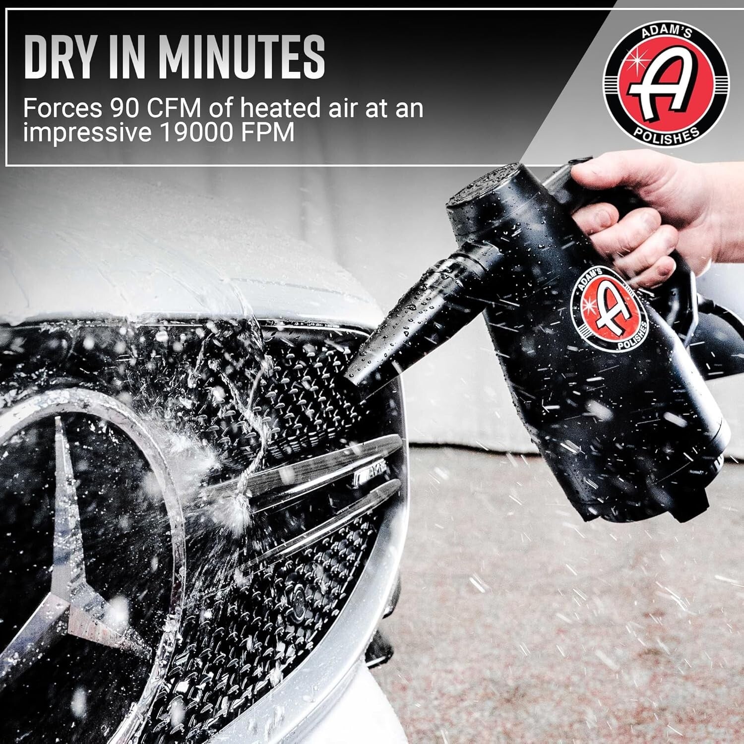 Effortless Touch-Free Auto Dryer with 20-Foot Cord - Perfect for Detailing