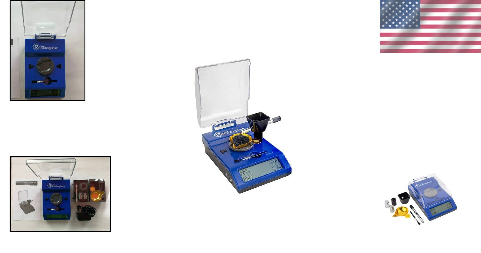 AKM-8810 Weighing Scale with Powder Trickle and LED Display - 11.2 x 9.8 in