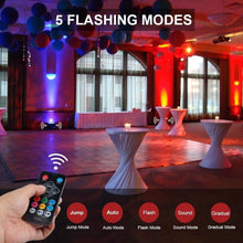 Load image into Gallery viewer, Versatile 6 Pack RGB Stage Lights - Remote Control, Hexagonal Design, 7 Modes