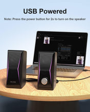 Load image into Gallery viewer, 4-Unit Bluetooth HiFi Speakers with Rich Bass Diaphragms &amp; Colorful RGB Lights