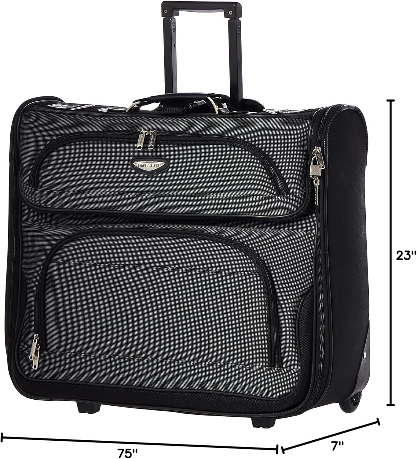 Amsterdam Business Rolling Garment Bag - Expandable & Stylish Travel Solution