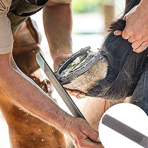 Compact 7-Piece Hoof Trimming Tool Set with Gloves - Perfect for Professionals
