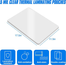 Load image into Gallery viewer, High Transparency Round Corner Laminating Pouches for 11 x 17 - 200 Count