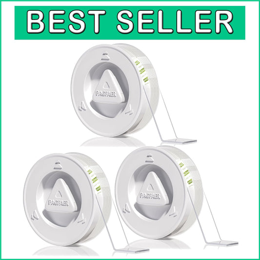 Nano Adhesive Double Sided Tape, 16.4FT in 3pcs - Ideal for Wall & Office Use