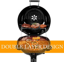 Load image into Gallery viewer, Compact Electric BBQ Grill - 240 sq. inch Non-Stick Cooking Surface, 1600W Power