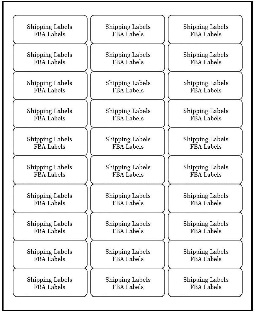 Polished Paper Address Labels, Pack of 15000, Ideal for Inkjet Printers