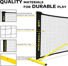 Load image into Gallery viewer, Sturdy Metal Frame Pickleball Net - Weather-Resistant with Portable Carry Bag