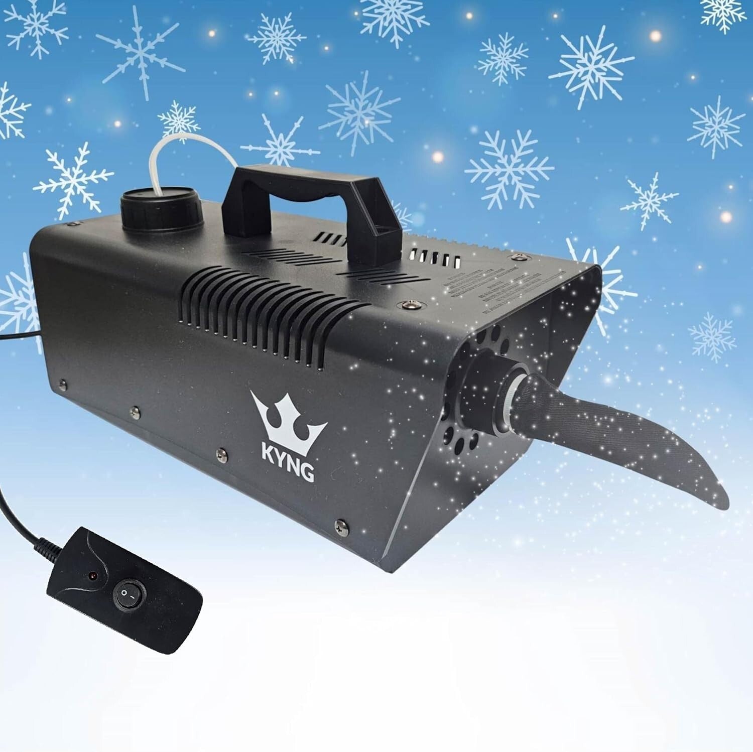 650W Wired Remote Snow Machine - Perfect for Christmas Parties & Events