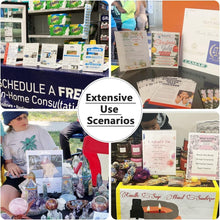 Load image into Gallery viewer, Durable Acrylic Sign Holders 8.5x11 - Slant Back Style for Professional Displays