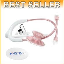 Load image into Gallery viewer, Acoustica Lightweight Dual Head Stethoscope - Rosegold Matte - Doctors &amp; Nurses