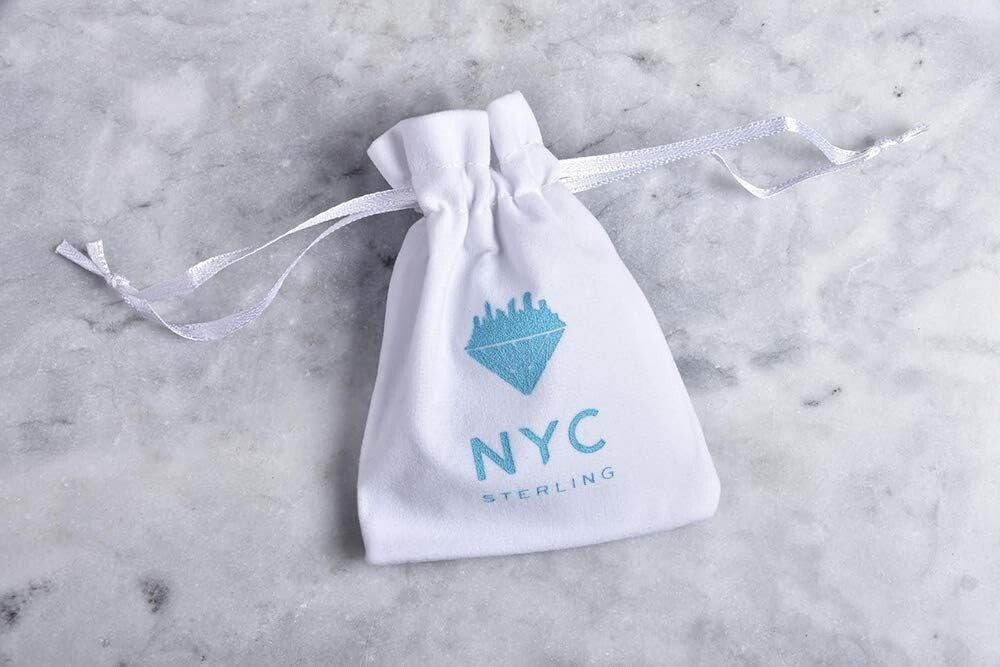 Lightweight Unisex Sterling Silver Rosary Charm Necklace - Gold Plated Finish