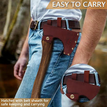 Load image into Gallery viewer, Classic 15.7" Hatchet Axe - High Carbon Steel Blade for Splitting &amp; Chopping