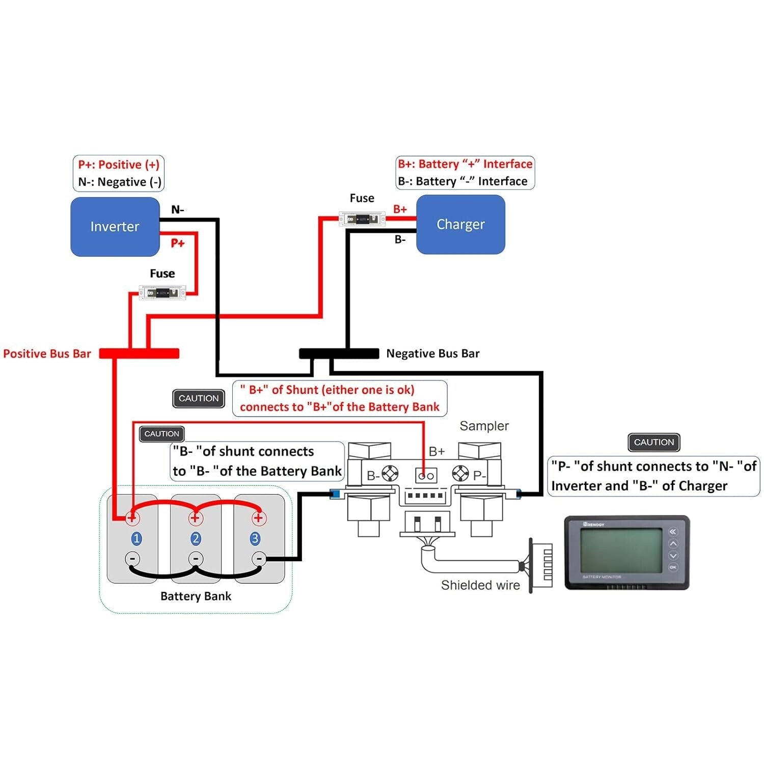 Compact 500A Battery Tester with Multi-Battery Compatibility and LCD Display