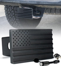 Load image into Gallery viewer, Universal Fit 2" Tow Hitch Receiver Cover with Scratch-Resistant American Flag
